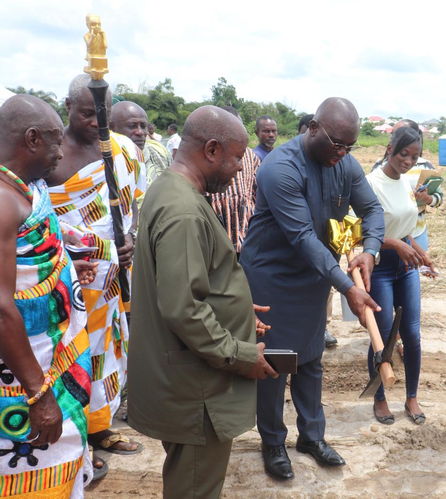 Dvla cuts sod for new ultramodern office space in dunkwa-on-offin 
