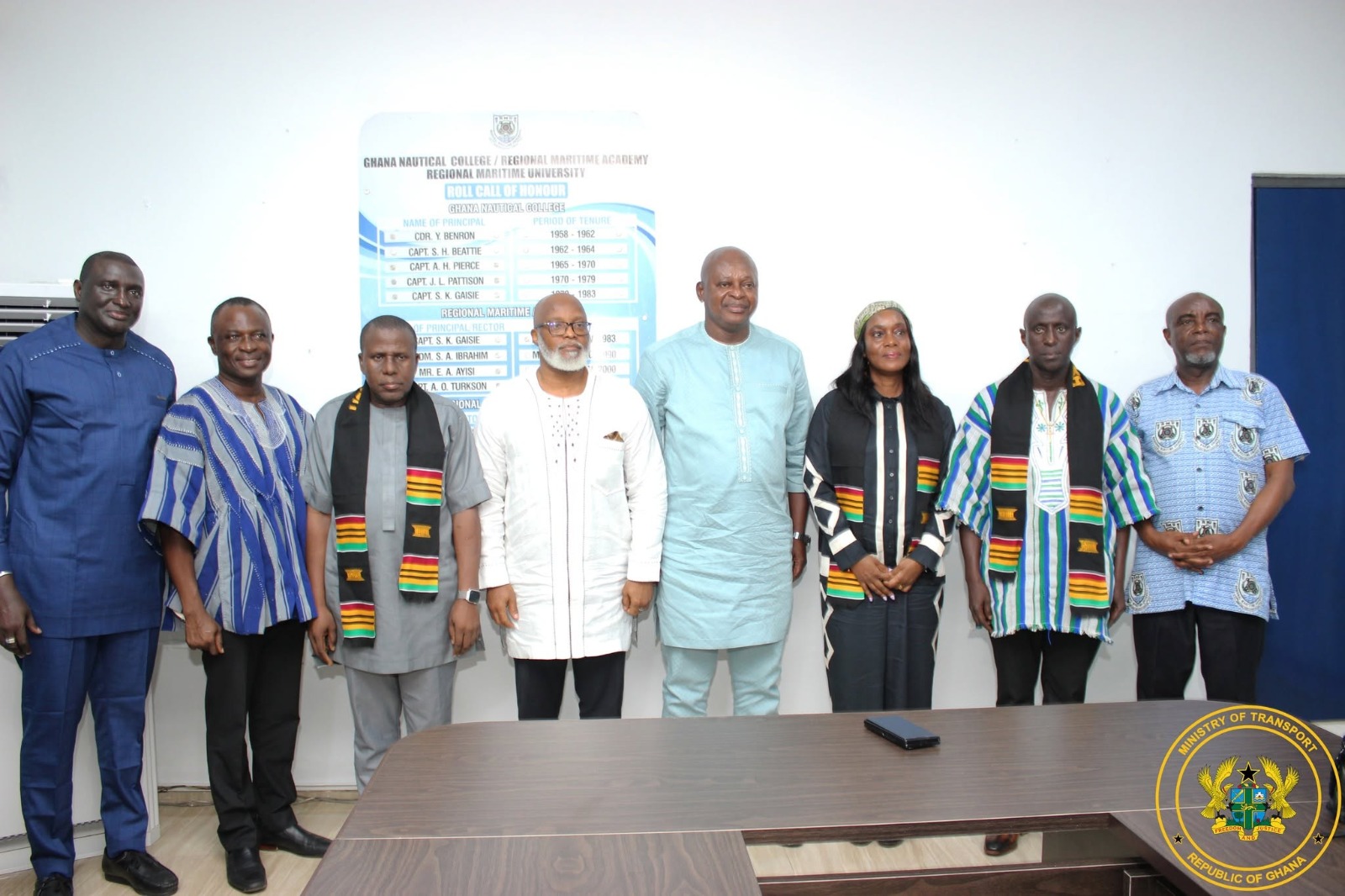 SIERRA LEONEAN MINISTER FOR FISHERIES AND MARINE RESOURCES PAYS COURTESY CALL ON TRANSPORT MINISTER