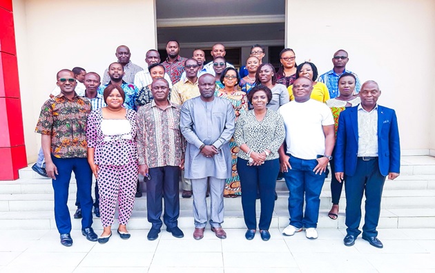 Staff of ministry of transport at a retreat in koforidua from 12th - 15th december, 2019