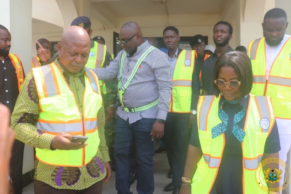 MINISTER INSPECTS DREDGING WORKS AT TEMA PORT, TOURS JAMESTOWN FISHING HARBOUR
